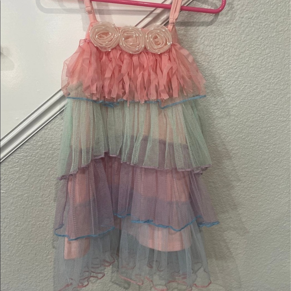 Le Pink dress babygirl size 2t